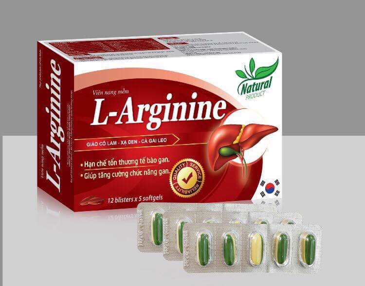 Thuốc bổ gan L- Arginine bảo vệ sức khỏe lá gan, phục hồi chức năng gan