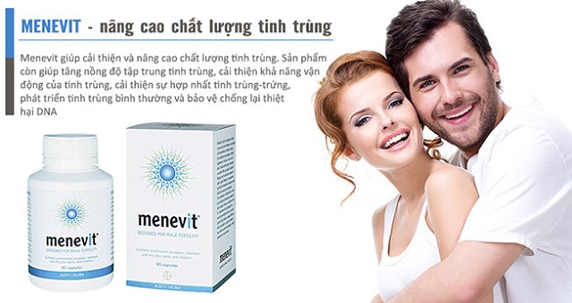 Menevit giúp cải thiện và nâng cao chất lượng tinh trùng cho phái mạnh
