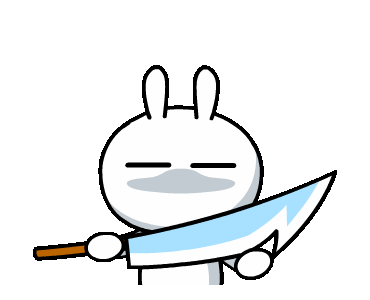 Hình meme mèo troll ngồi cầm dao chờ bạn phản hồi tin nhắn