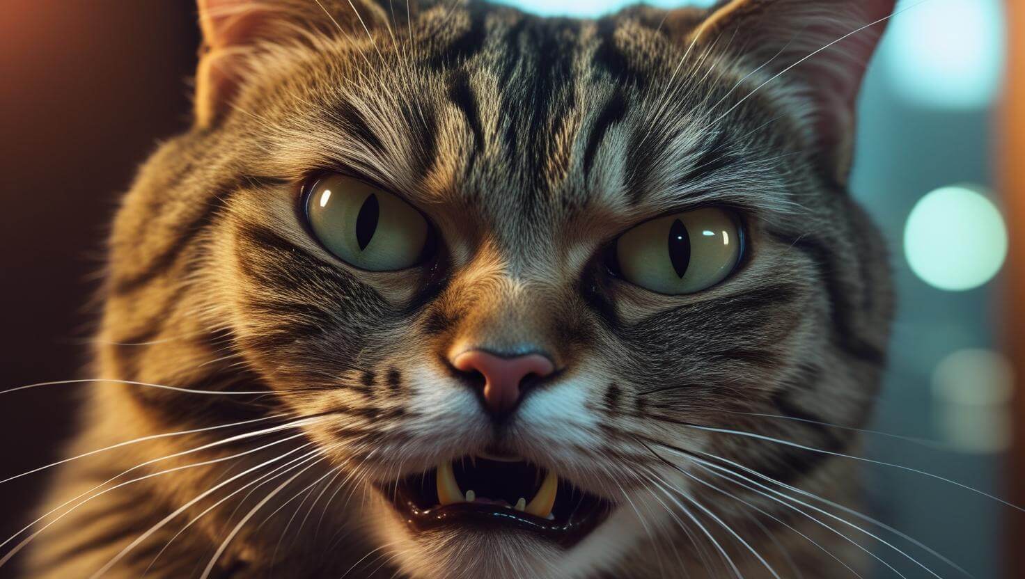 Ảnh meme mèo khinh bỉ kiểu “cái này mà cũng gọi là vấn đề sao?” cực gắt.