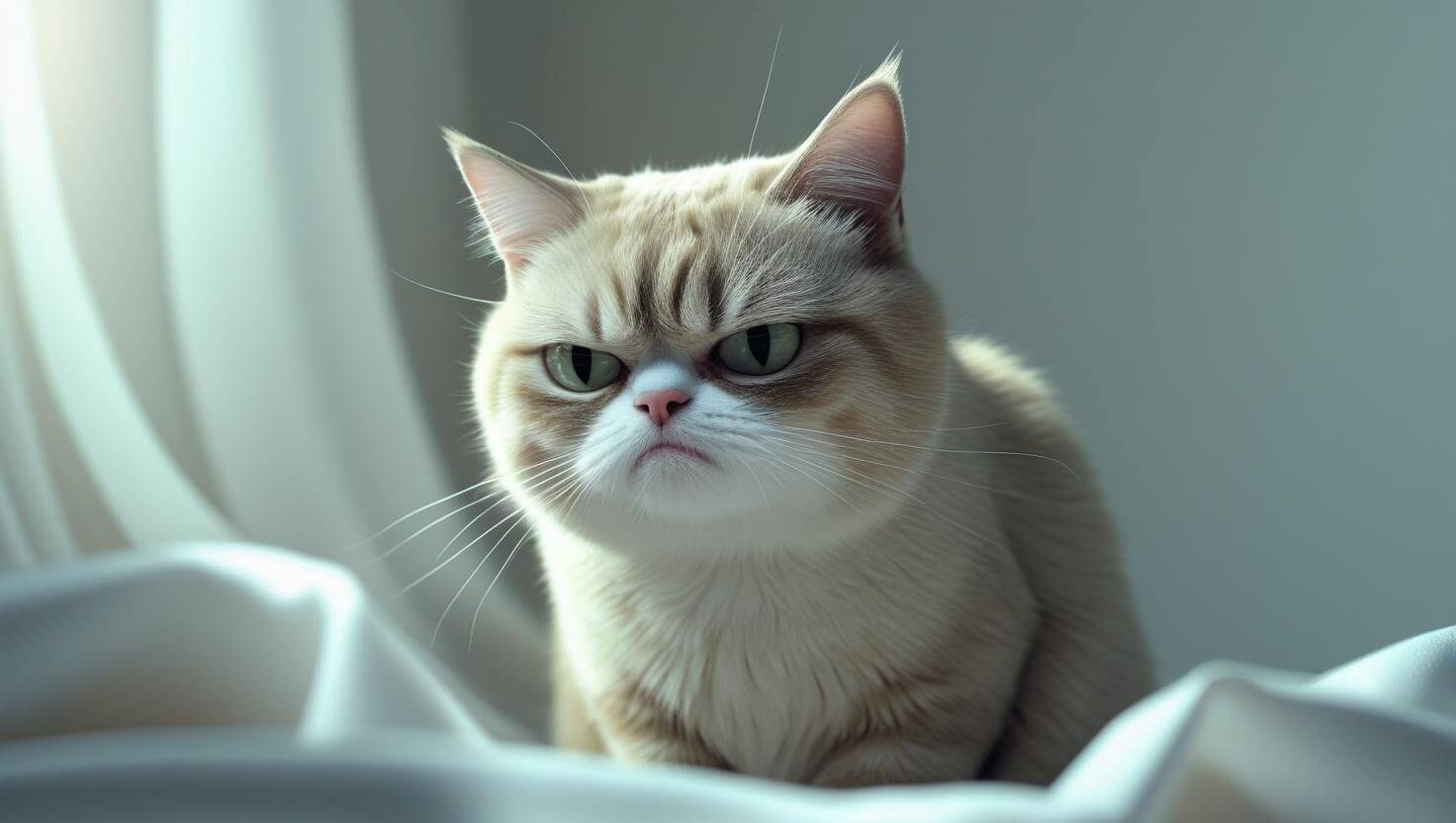 Ảnh Meme Mèo Bực Mình, Giận Dữ: Khi Boss Nhìn Đời Bằng Ánh Mắt Cau Có