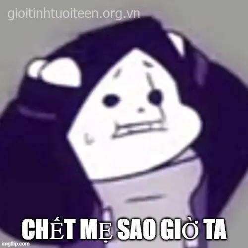 Meme chế nét mặt hoảng loạn tối sầm vì cú sốc