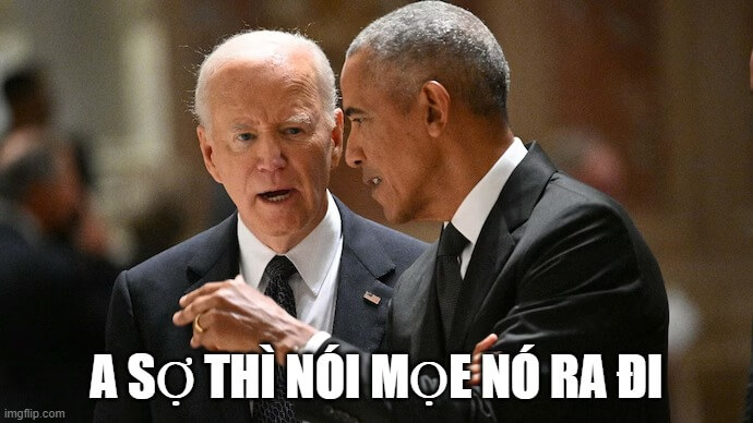 A sợ thì nói mọe nó ra đi - Obama troll Biden