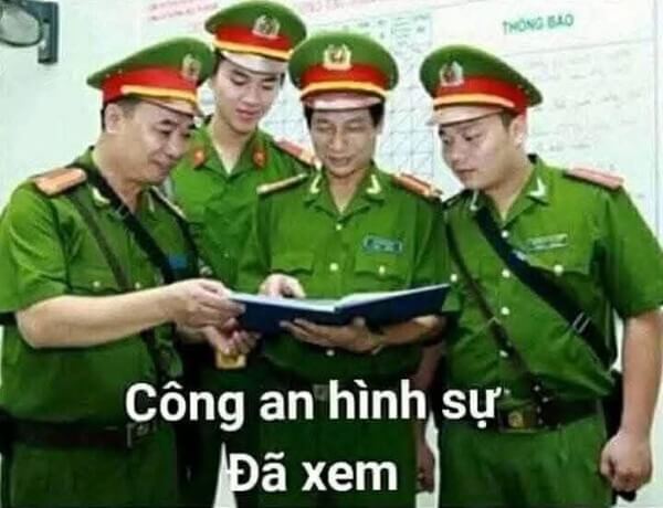 Công an hình sự đã xem
