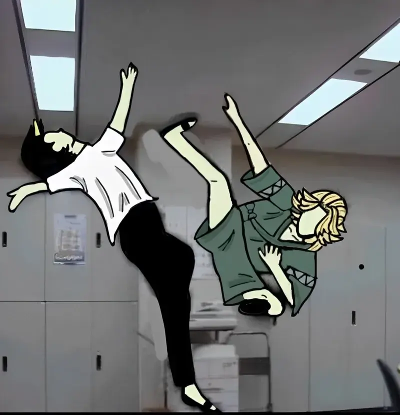 Ảnh meme đánh hội đồng, hỗn loạn nhưng cực kỳ buồn cười.