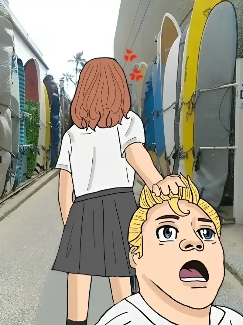 Ảnh meme đánh vai kiểu cảnh cáo nhẹ "mày nói lại tao nghe coi".