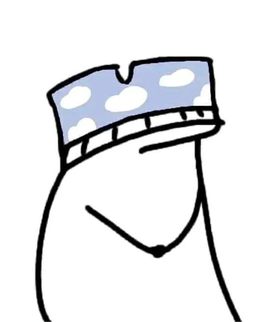 Ảnh meme tự dìm, mặt buồn thiu dưới lớp quần vô tri.