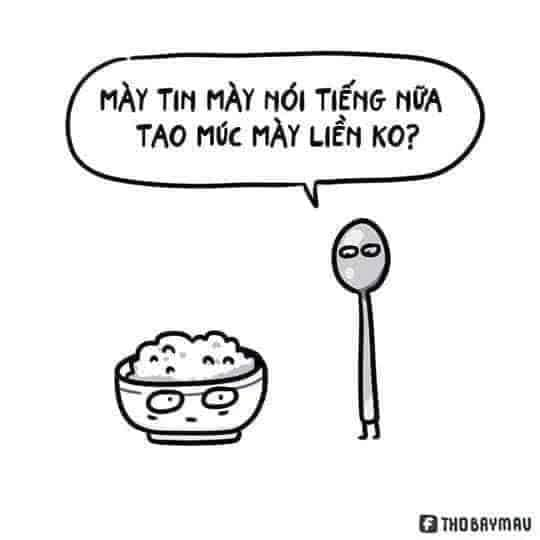 Ảnh meme đánh nhau: Mày tin mày nói tiếng nữa tao múc mày liền không?