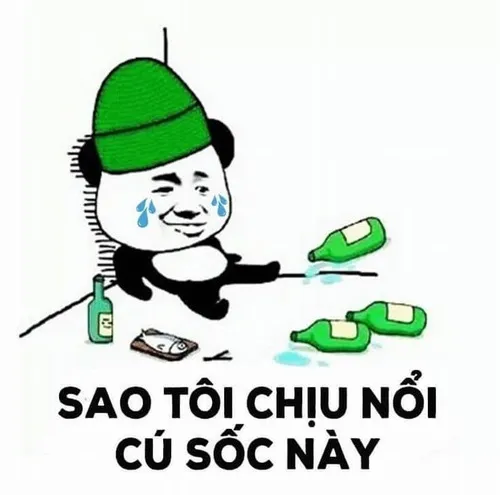 Hình chế meme vui rơi lệ nhẹ thể hiện cảm thấu buồn