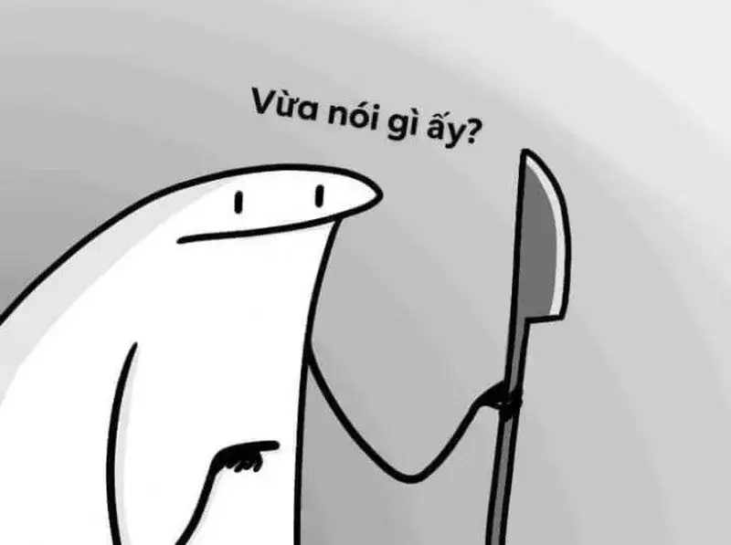 Ảnh meme troll cầm phóng lợn sẵn sàng cho pha xử lý lầy