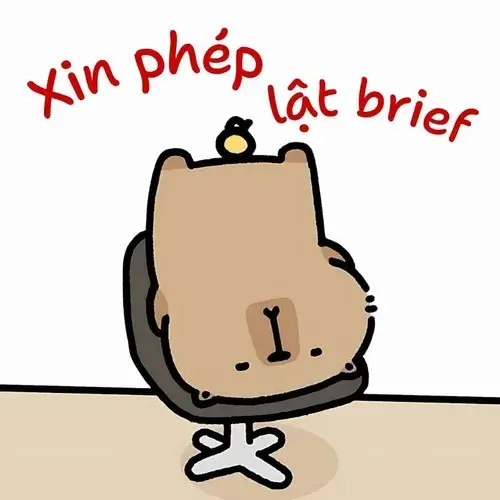 Ảnh meme nắng dịu chuột lang nước cụp mắt trông tủi thân.