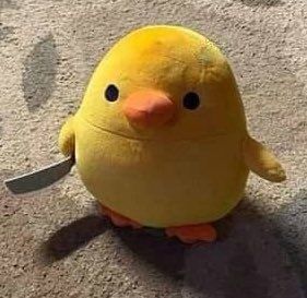 Meme vịt cầm dao hù người yêu mà vẫn đáng yêu lạ thường