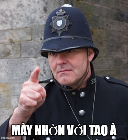 Bức ảnh công an dừng xe nhưng caption siêu nhây và vui nhộn