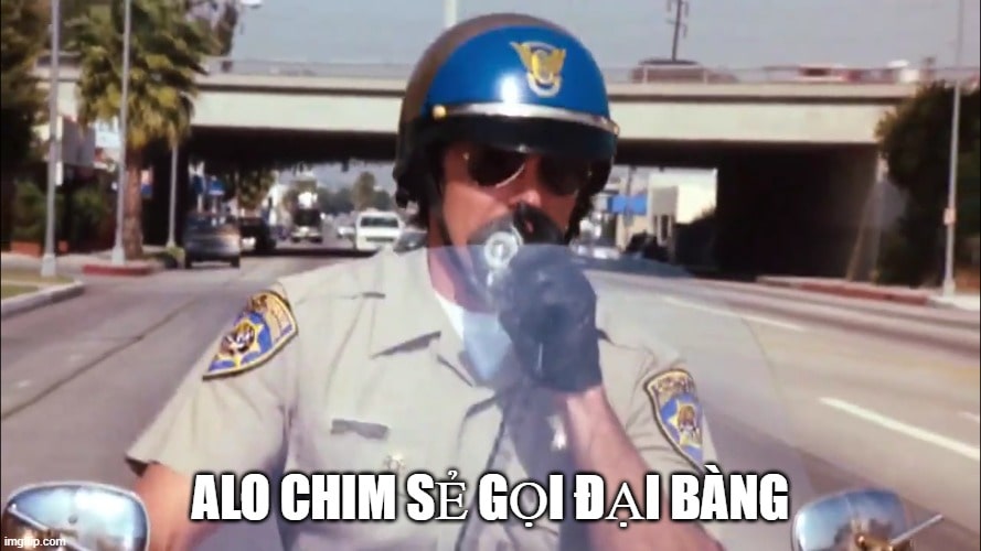 Công an meme phiên bản hoạt hình hài hước và lầy khỏi bàn