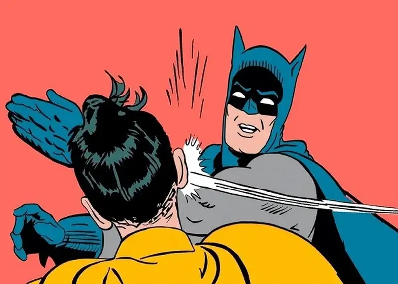 Ảnh meme đánh hội đồng nhưng đánh kiểu chậm rãi như hoạt hình.