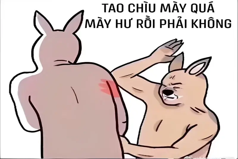 Tao chìu mày quá rồi mày hư phải không?