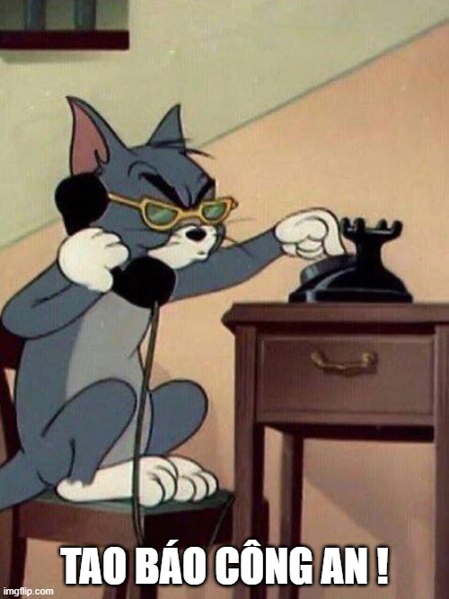 Mèo Tom báo công an
