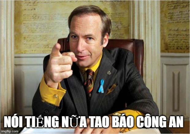 Mèo nhìn lạnh lùng kèm dòng chữ “tao báo công an” gây cười dữ dội.