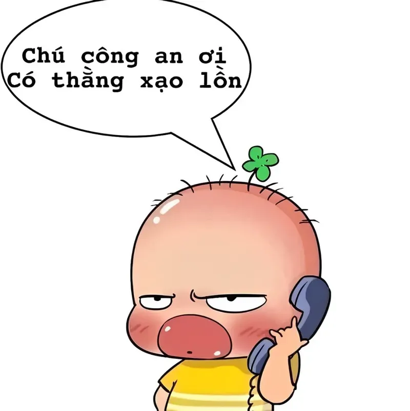 Meme hoạt hình đang chơi vui bỗng chuyển cảnh “tao báo công an” cực mạnh.