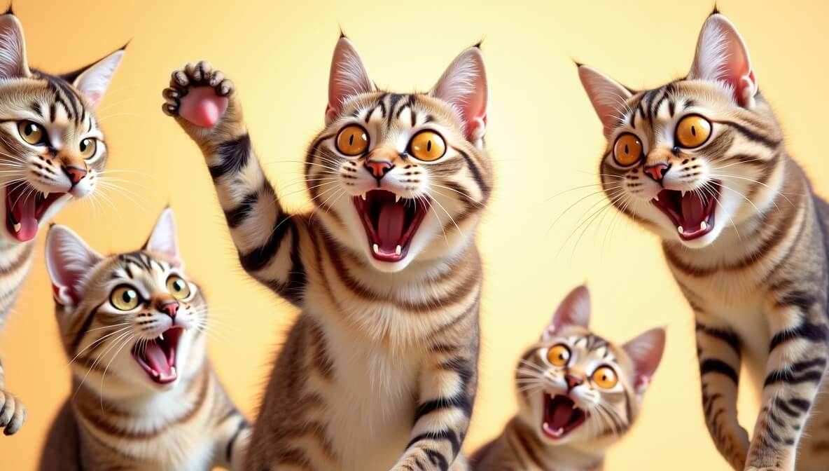 Hình meme mèo shock nhẹ, biểu cảm kiểu “tui vừa thấy điều không nên thấy”.