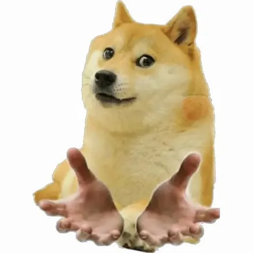 Ảnh troll Shiba khóc nhẹ qua đôi tai cụp và thân hình tròn