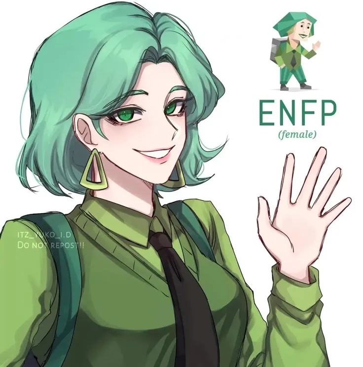 ENFP dễ nhận biết qua năng lượng tích cực và khả năng kết nối với mọi người.