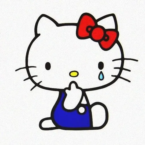 Phiên bản avatar Hello Kitty vô tri giúp trang cá nhân trông đồng bộ và nhẹ mắt