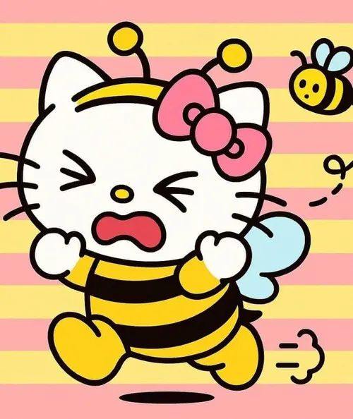 Ảnh cá nhân mèo hồng blank-face trên nền đơn sắc pastel nhẹ