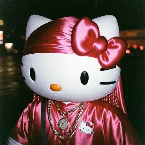 Làm mới ảnh profile với avatar Hello Kitty Y2K mang chất cute và retro-future