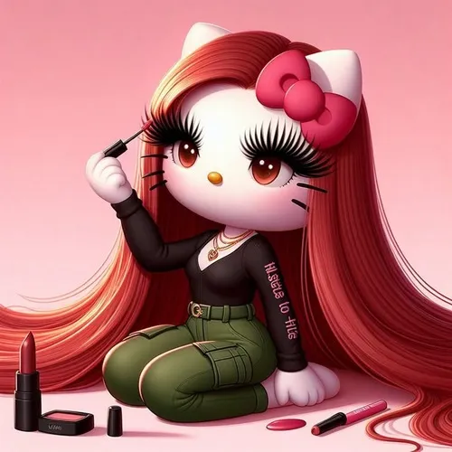 Ảnh cá nhân kitty phối túi baguette mini tạo sắc thái ngọt ngào rực rỡ