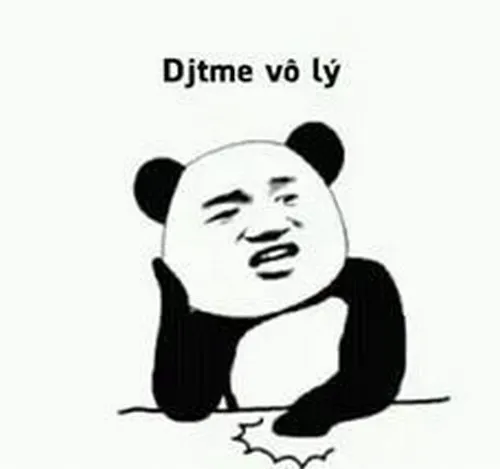 Gấu trúc hài hước: Meme biểu cảm phẫn nộ, bất lực và “khó nói”