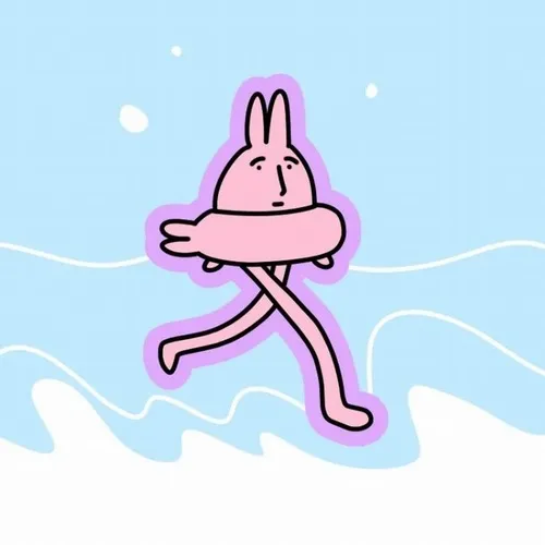 Ảnh chế bé tai dài hòa cảm xúc lúng túng cùng dáng đứng khép nép mềm mại