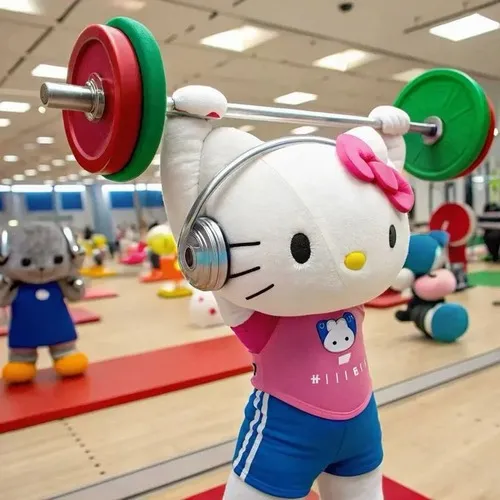 Meme Kitty bản tăng lực phù hợp giải tỏa áp lực trong cuộc tám chuyện hằng ngày.