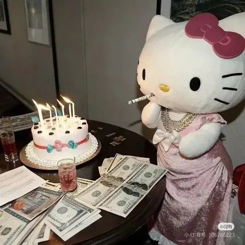Meme Kitty hài hước dùng khi cần diễn tả kiểu mệt mà vẫn phải cố