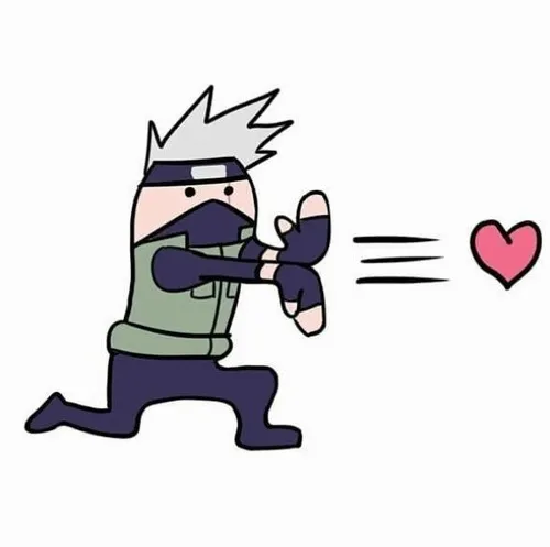Meme Kakashi hợp dùng lúc muốn châm nhẹ chuyện đến muộn của ai đó