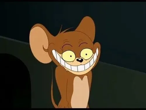 Meme chế gương mặt đơ nhẹ của Jerry giữa cảnh quay hài cổ điển