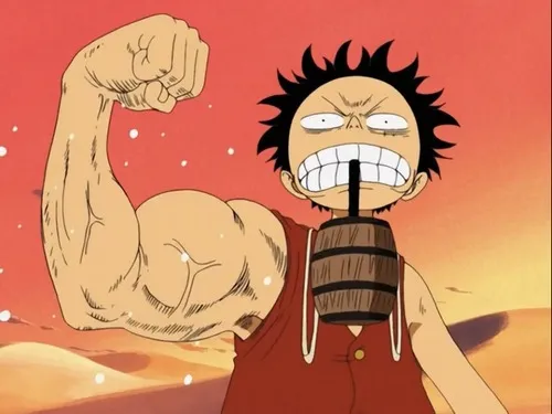 Ảnh chế phiêu lưu Jinbe quét sóng bão táp biển cả