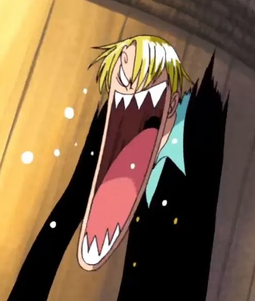 Meme One Piece meme Sanji cháy chân lửa