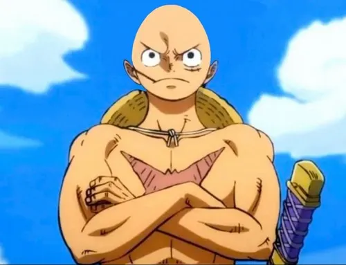 Meme chế biểu cảm lố Brook vung đàn tạo cú sốc Wano