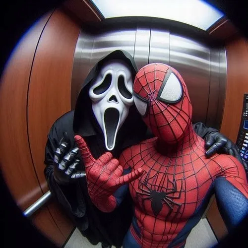 Ảnh hài cậu nhện trẻ lách người né đòn cho cảm giác nhả tơ khéo léo tự nhiên