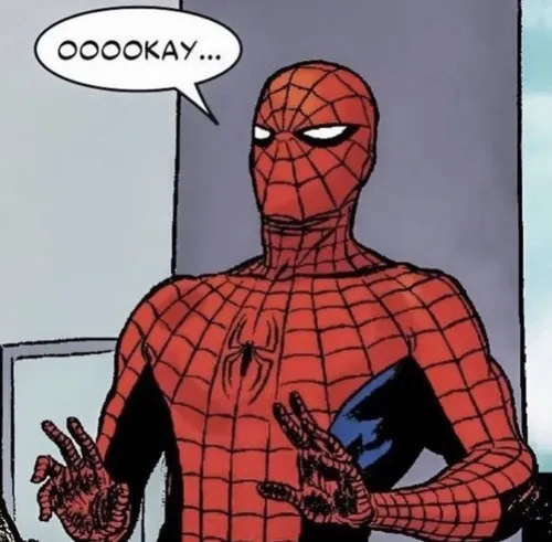 Ảnh meme vui anh hùng tơ nhện đáp đất toát lên bản lĩnh tuổi trẻ rất rõ