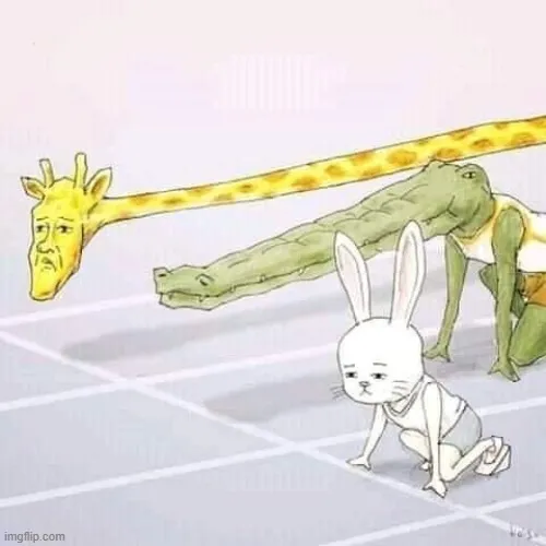 Biểu cảm cá sấu hợp cảnh cố tỏ ra ổn nhưng trong lòng muốn khóc