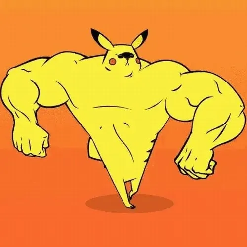 Hình chế linh vật Pokémon gợi cảm xúc tinh nghịch pha sáng lóe