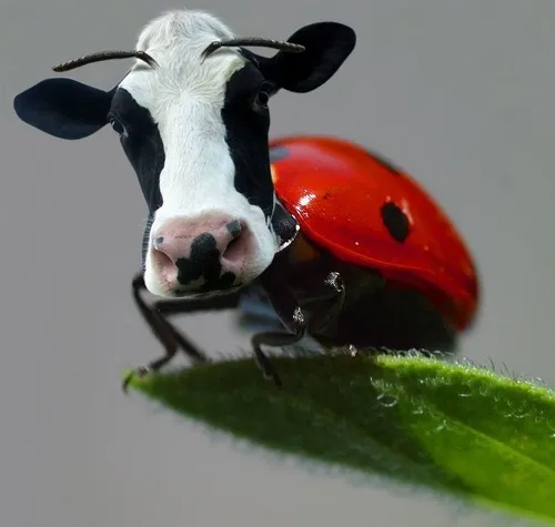 Khoảnh khắc loài nhai lại đứng hai chân tạo dáng lố giữa gió đồng nội.