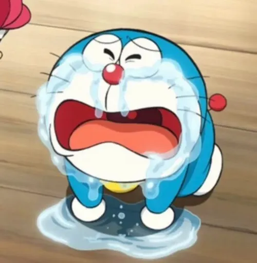 Meme Doraemon diễn tả nỗi ham bánh rán đầy vui.