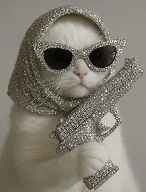 Chó Alaska nghiêng đầu nghi ngờ người đối diện.