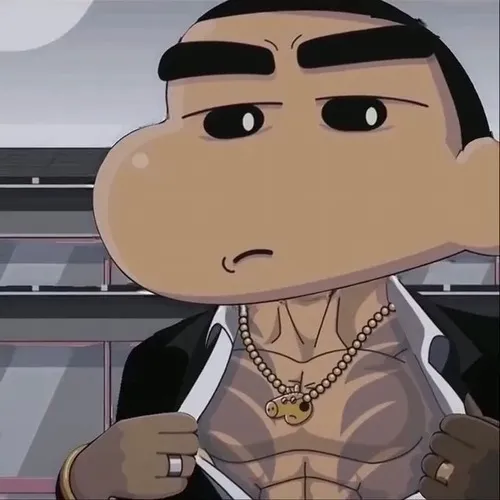 Ảnh meme vui biểu cảm Shin đưa ra không khí hài khó đỡ khi đang căng