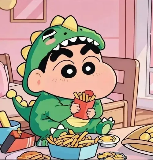 Vẻ hài khó đỡ trong biểu cảm Shin bật lên giữa cảnh sinh hoạt