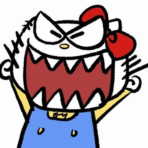 Hình đại diện cute mèo hồng pastel giữ nét bo tròn sáng nhẹ hài hòa