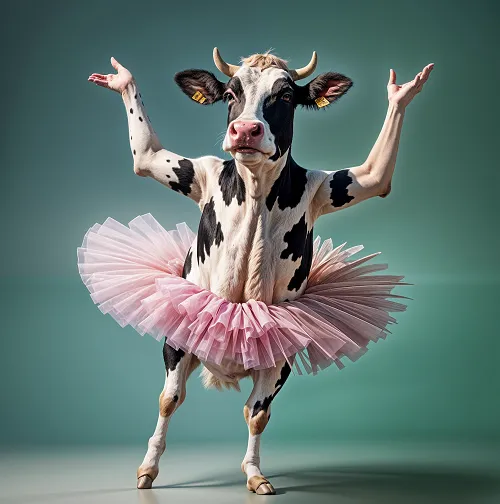 Hình troll sinh vật mặt hiền đội phụ kiện buồn cười đứng im.